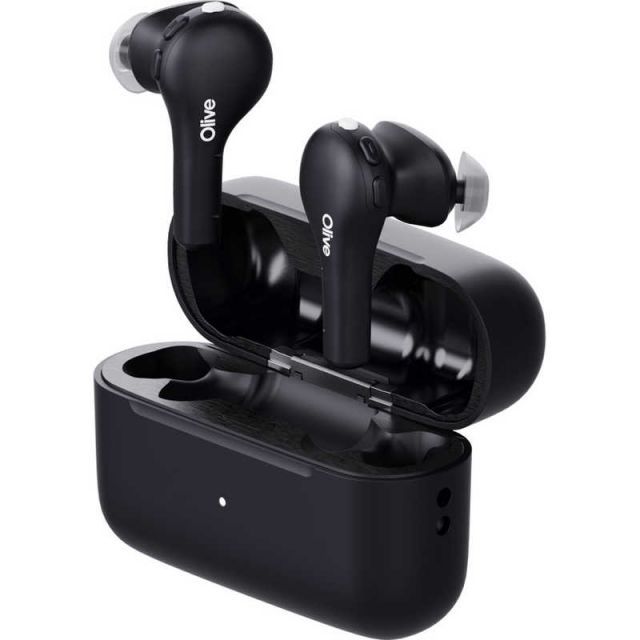 Olive Air オリーブエア 集音器 多機能モデル 耳脳トレーニング搭載 Bluetooth5.3対応 ホワイト ブラック