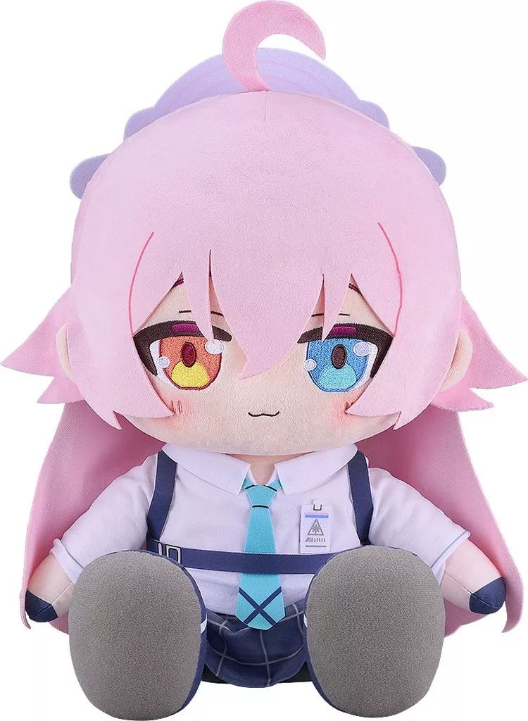 中古】ぬいぐるみ ホシノ ちょこぷに おおきな40cmぬいぐるみ 「ブルー