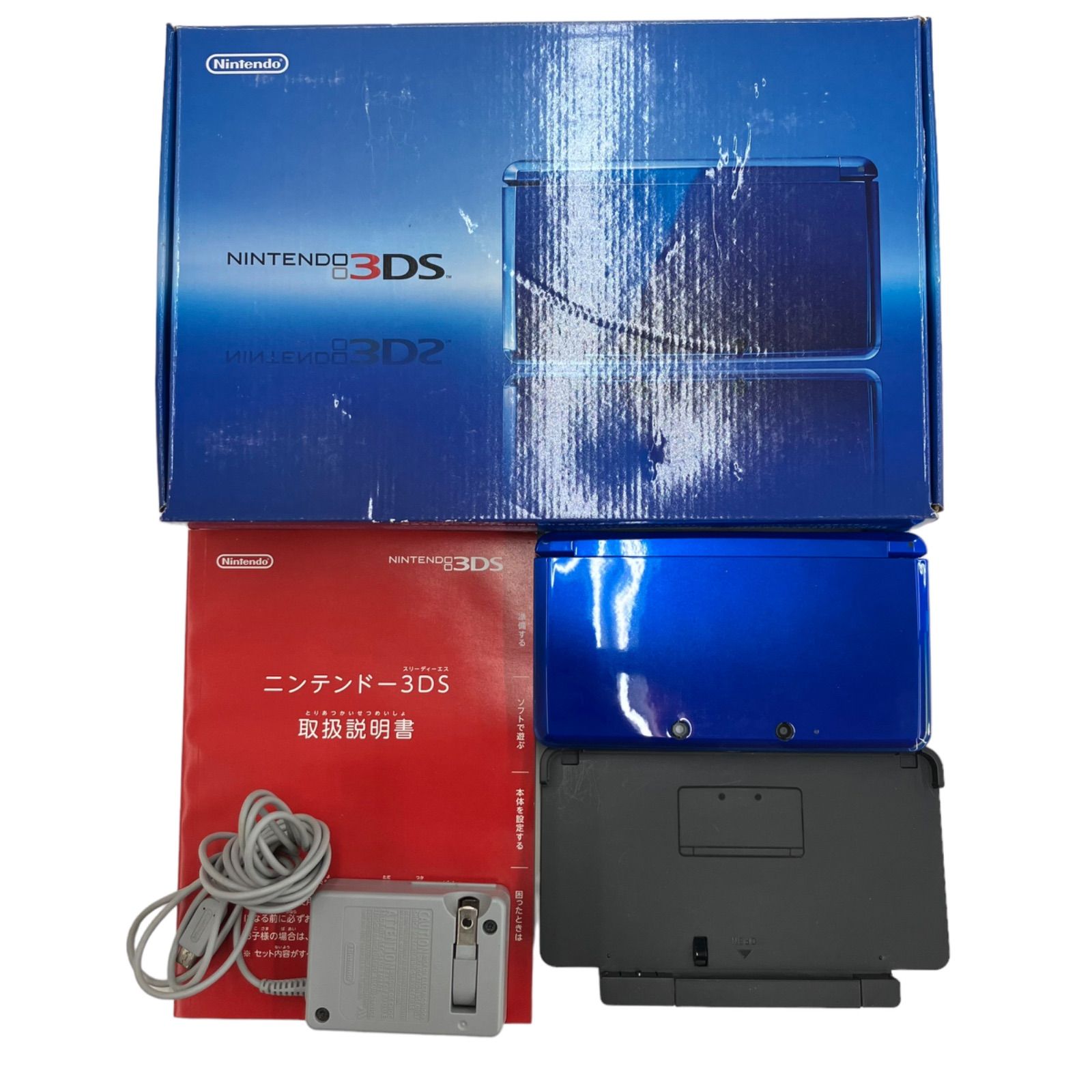 任天堂 ニンテンドー 3DS 本体 コバルトブルー 可動品 - メルカリ