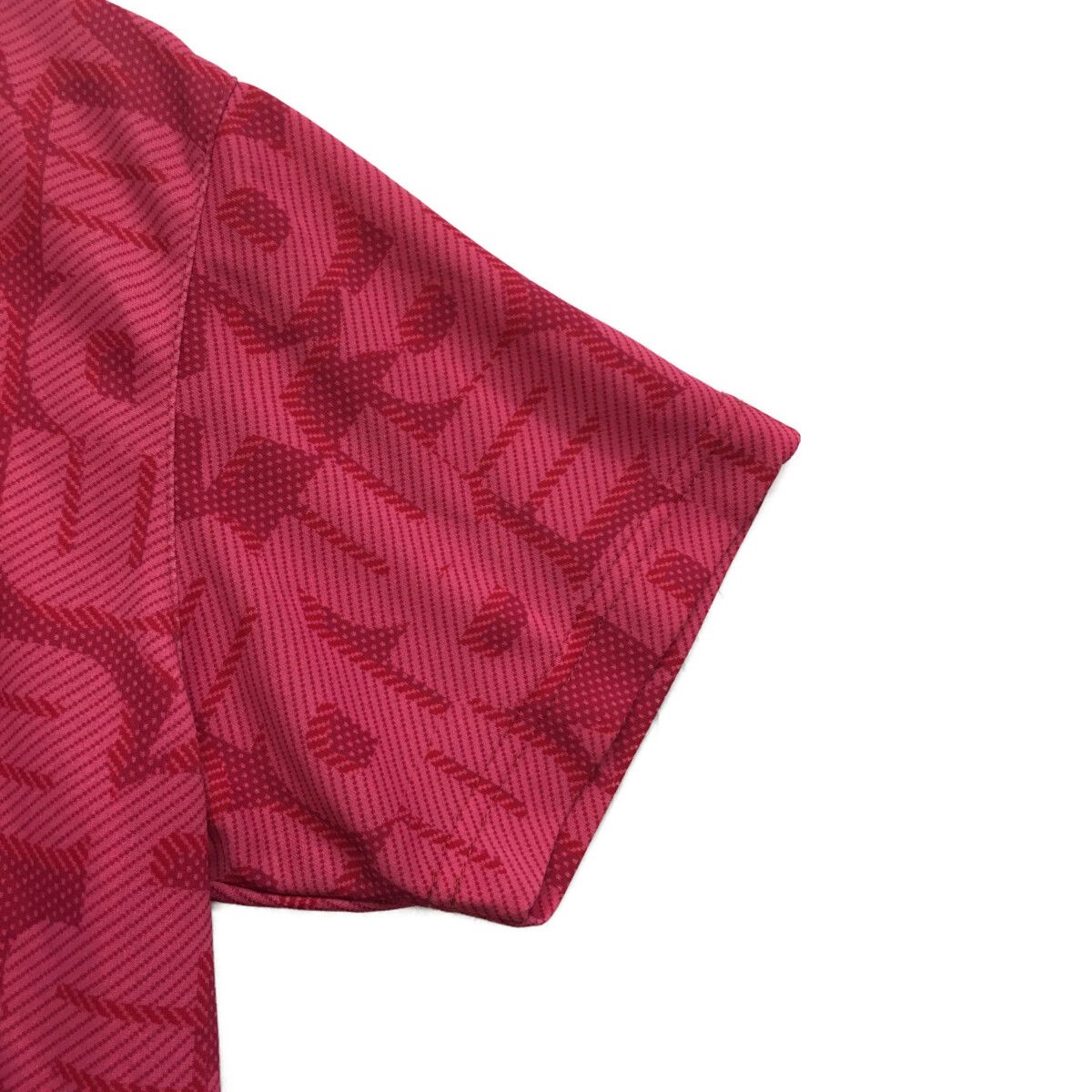 Dance With Dragon - coco 中古 ダンスウィズドラゴン DANCE WITH DRAGON メンズ 半袖ポロシャツ 2(M) ピンク系 総柄 ドラゴン 刺しゅう Dance With Dragon - coco 中古 ダンスウィズドラゴン DANCE