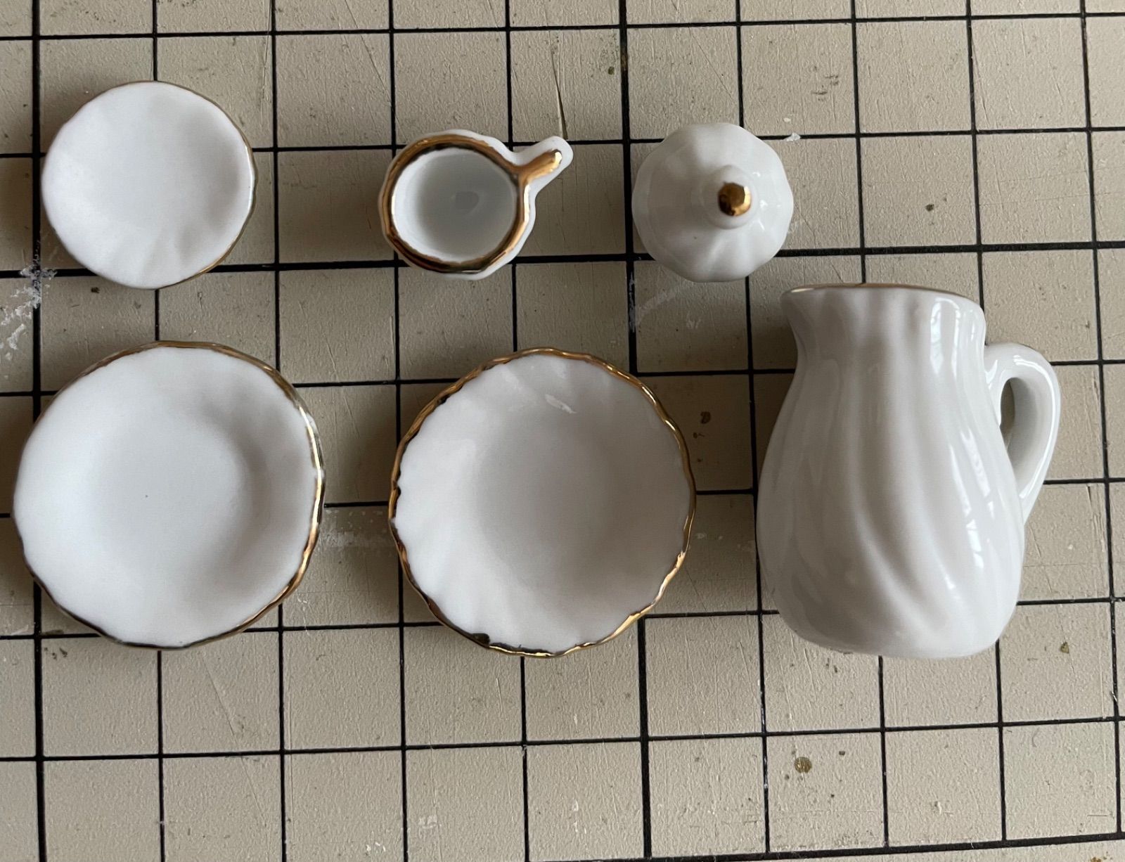 ミニチュア 食器セット アンティーク メルカリShops