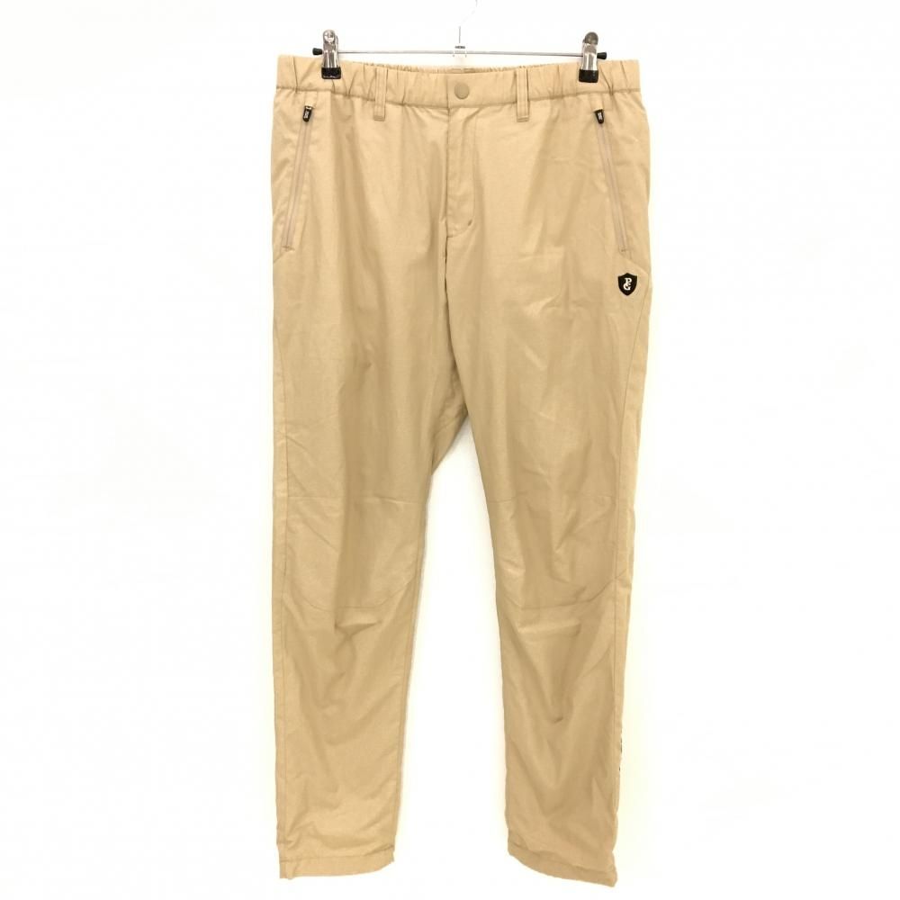 パーリーゲイツ パンツ ベージュ 蓄熱裏地 ドローコード メンズ 6 XL ゴルフウェア PEARLY GATES