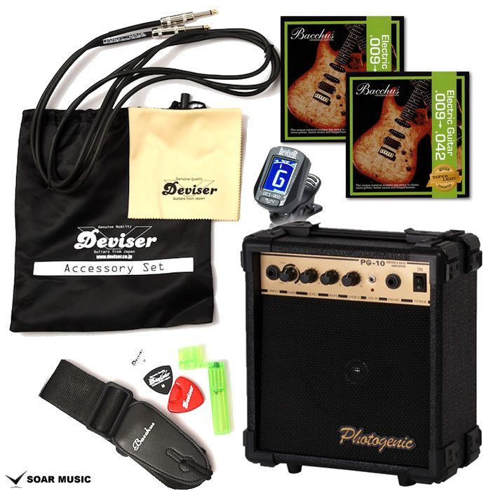 Bacchus GS-4DX RSM/M 3TS エレキギター 初心者セット バッカス 3