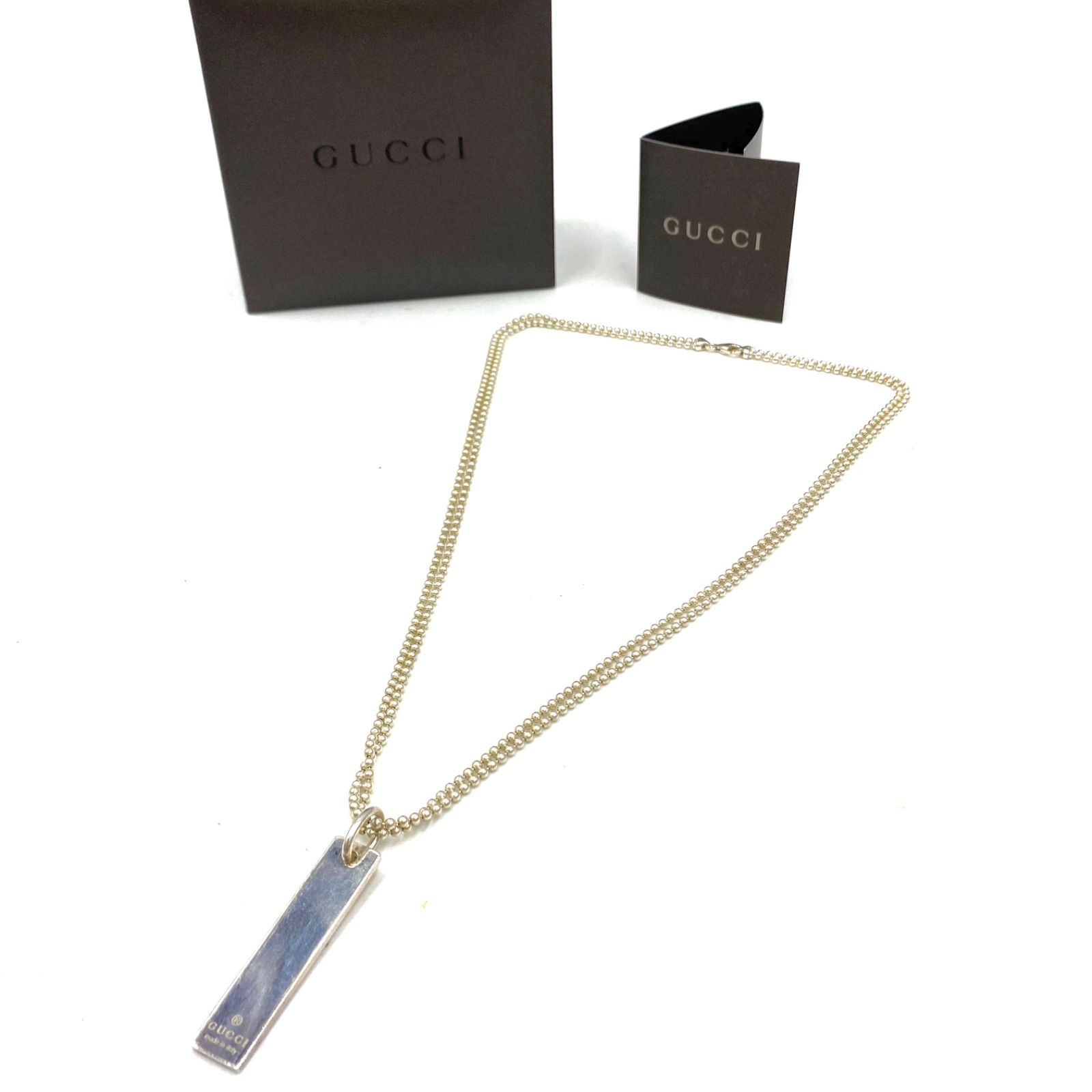 GUCCI グッチ ネックレス シルバー925 チョーカー ボール