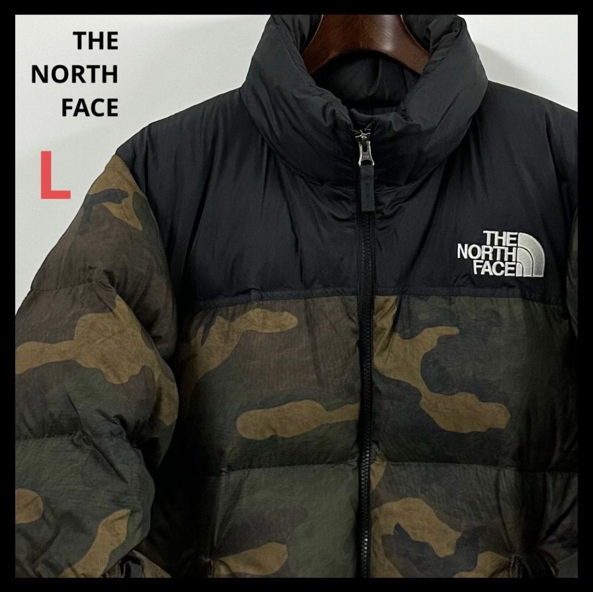 THE NORTH FACE ノースフェイス ヌプシ ダウンジャケット 迷彩美品