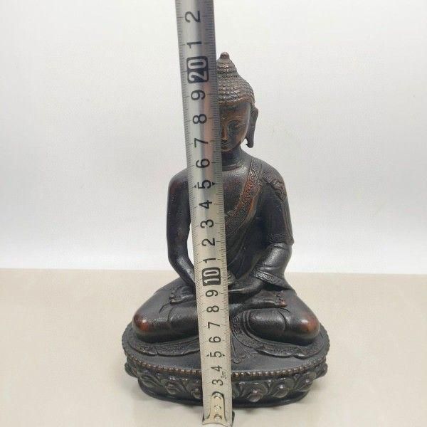 釈迦牟尼仏 仏像 仏教美術 銅製 工芸品 美術品 置物 - メルカリ