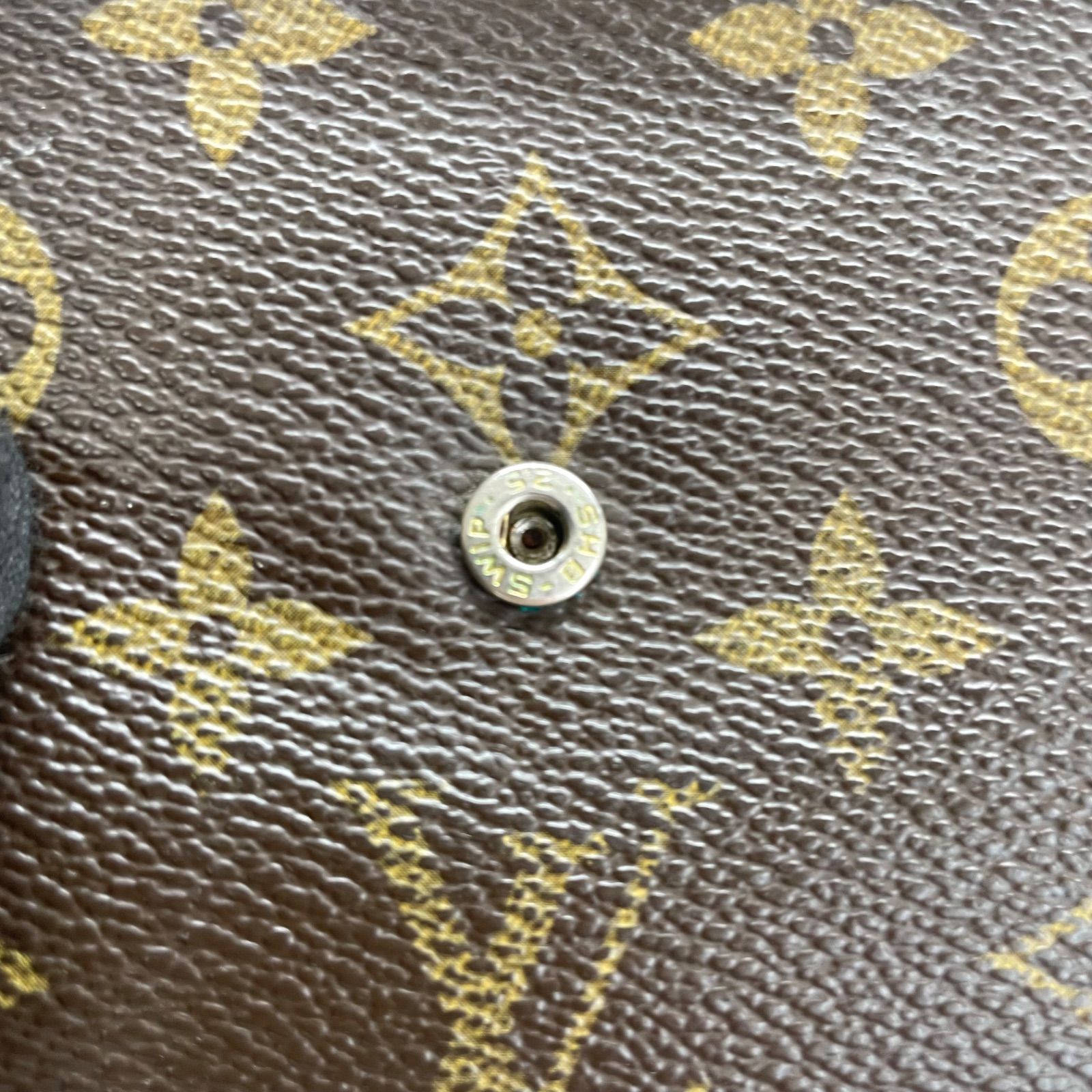 ルイヴィトン　LOUIS VUITTON モノグラム　三つ折り財布ヴィンテージ ヴィンテージ 正規品】ルイヴィトン LV モノグラム 本革 三