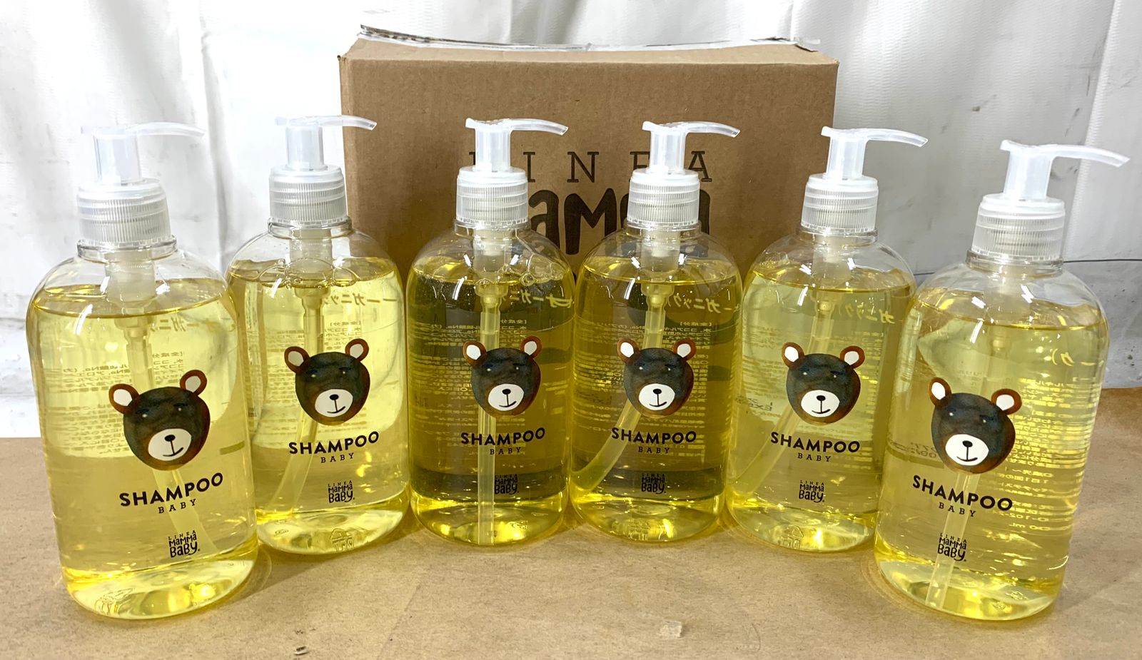 開封済・未使用品】【6本】ママベビー ベビーシャンプー 500ml