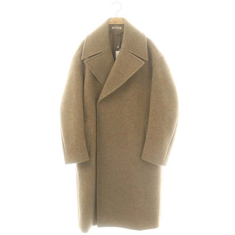 オーラリー AURALEE 24AW PONGE WOOL MELTON W BREAST CT コート オーラリー AURALEE 24AW PONGE WOOL MELTON W BREAST CT コート