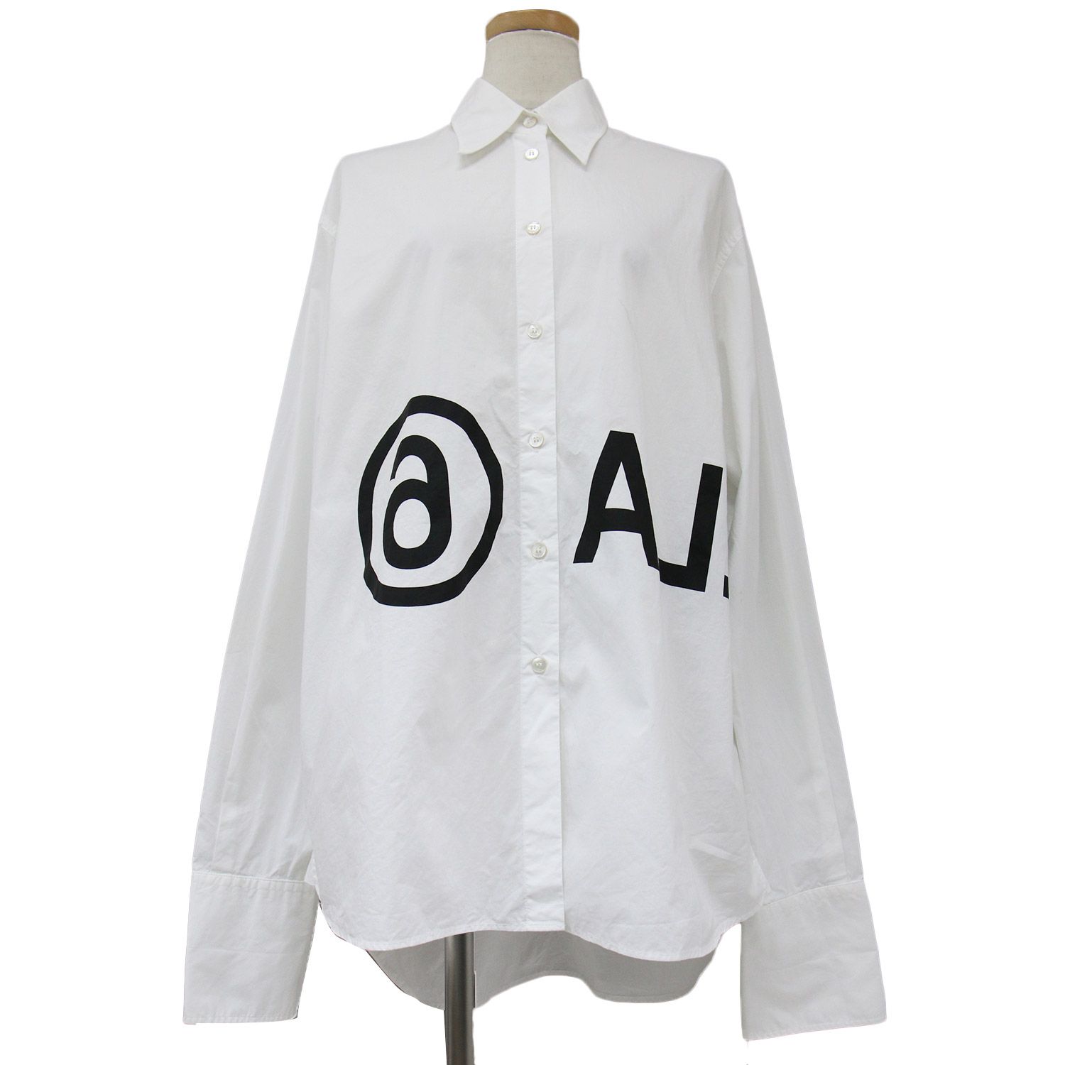 MM6 Maison Margielaエムエムシックスオーバーサイズ白シャツ