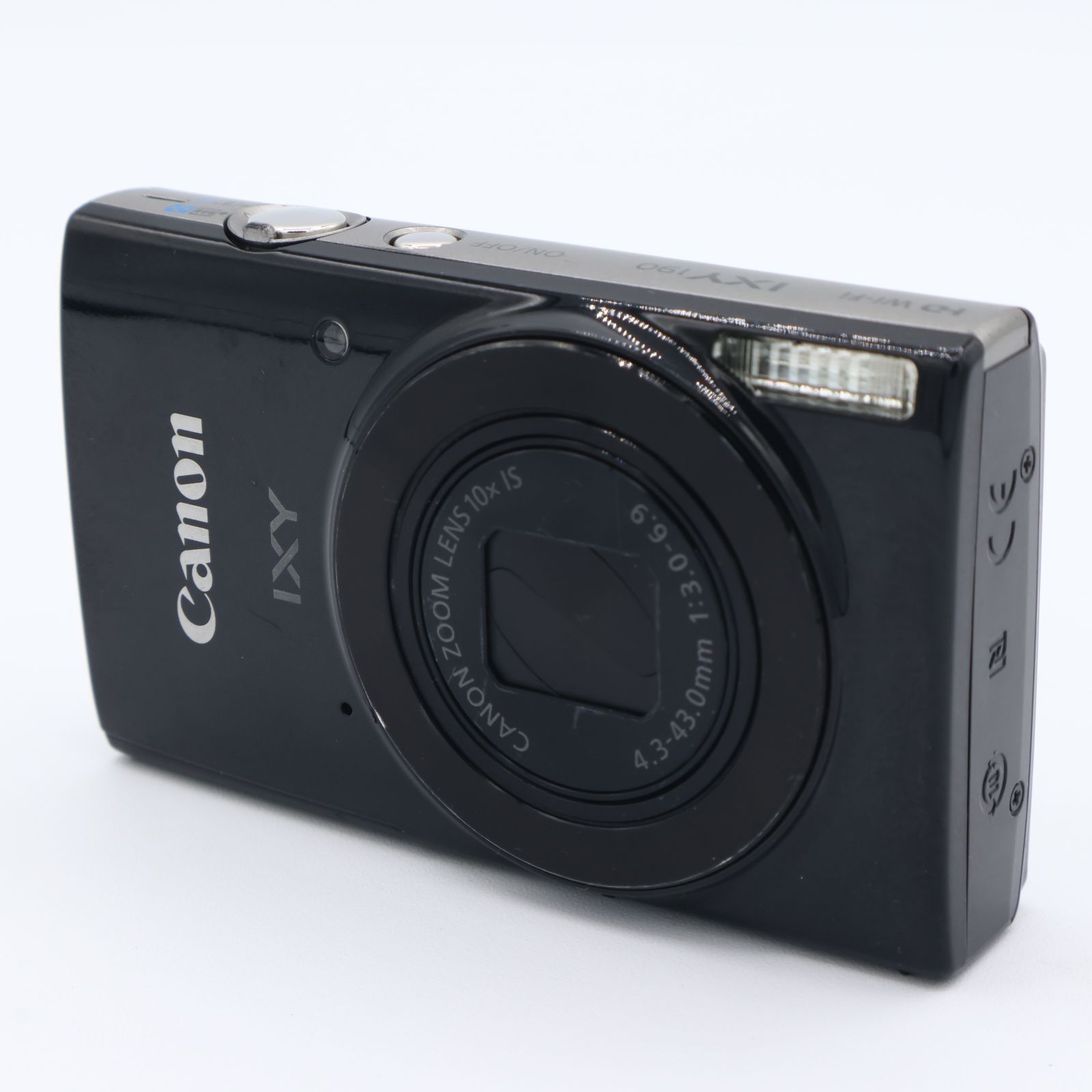 Canon キヤノン デジタルカメラ IXY 190 ブラック 光学10倍ズーム 251013_