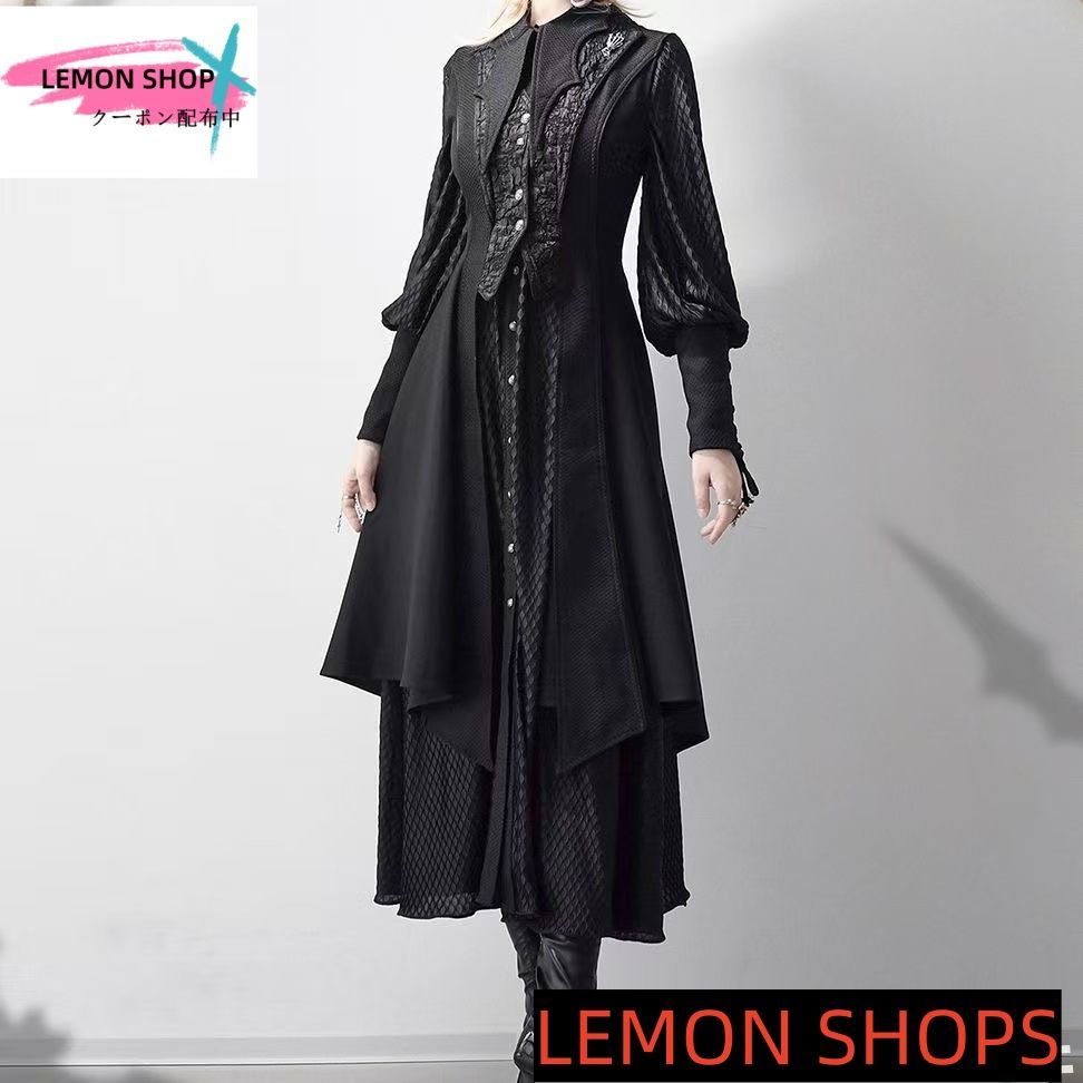 ドレス浴衣 大人フリーサイズ ハンドメイド 地雷 姫ギャル バラ ピンク