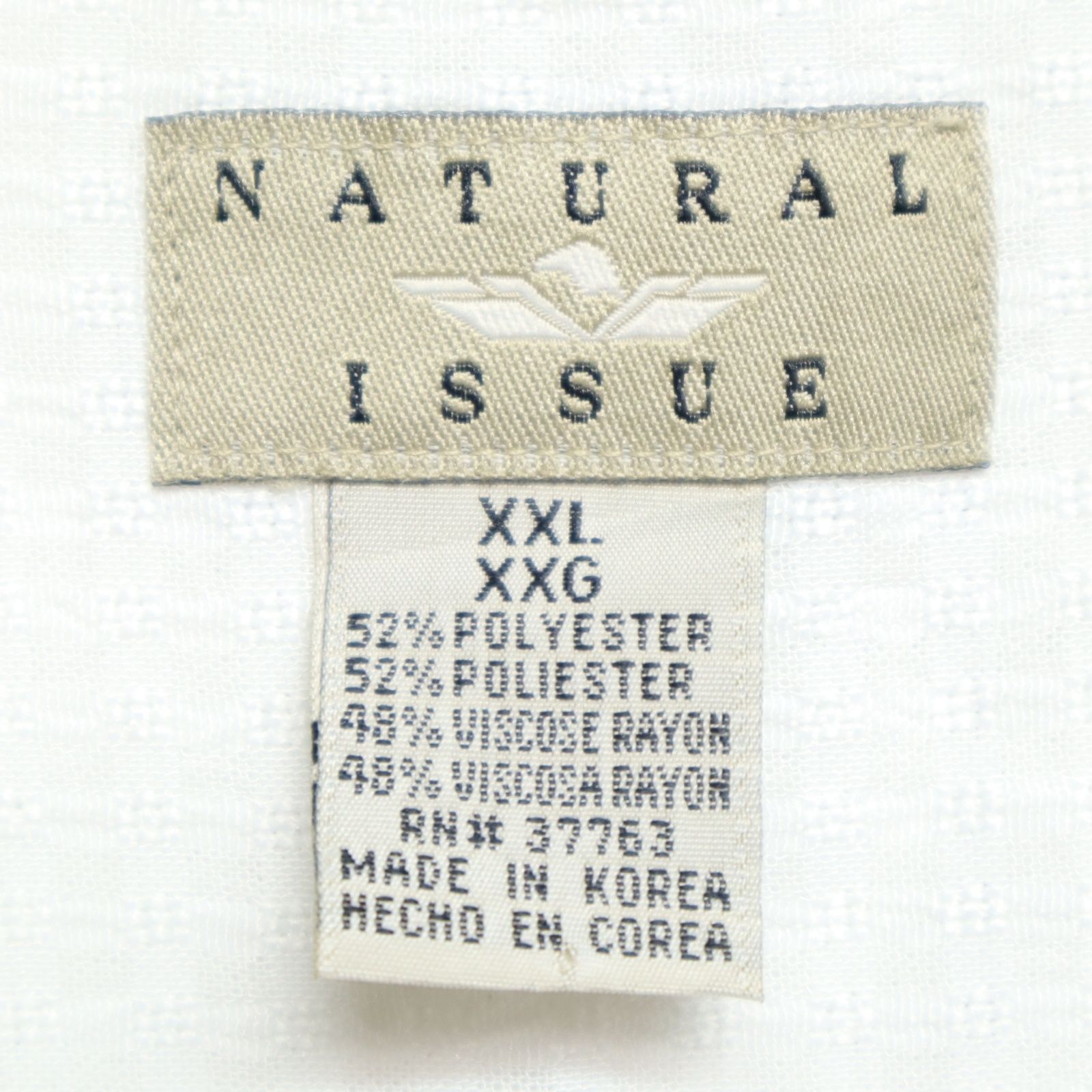 メンズXXL 【美品】 90s 00s ヴィンテージ オープンカラーシャツ NATURAL ISSUE 開襟 オープンカラー ポリシャツレーヨン 総柄  白 ホワイト 薄手 春夏 アロハ キューバ ボウリング 半袖 USA古着 L4b757 - メルカリ