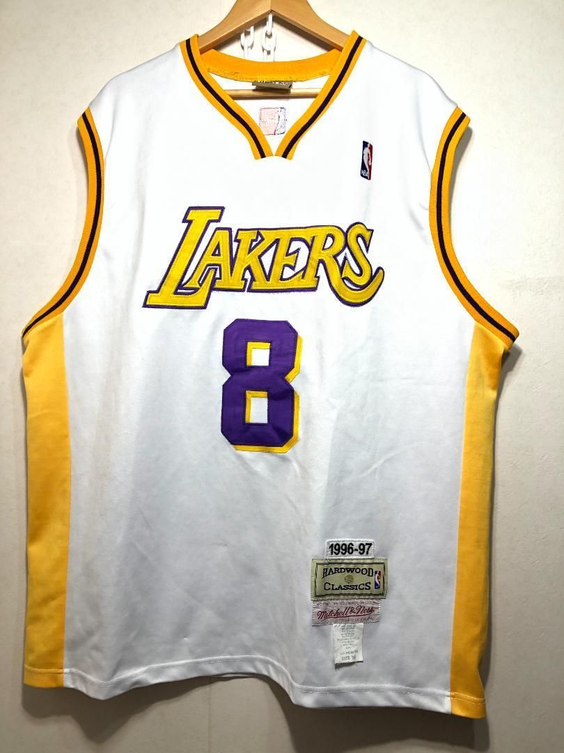 046081 NBA LAKERS BRYANT Mitchell-Ness ユニフォーム 50 1996-97 MADE IN USA HARDWOOD CLASSICS ミッチェルアンドネス ロサンゼルス レイカーズコービーブライアント タンクトップ