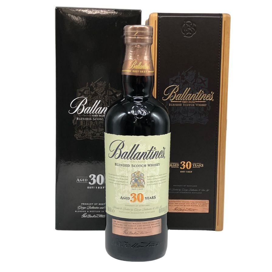 バランタイン ベリーレア Ballantine VARY RARE 30年 美品 バランタイン30年ベリーレア旧ボトルBallantine's箱付き