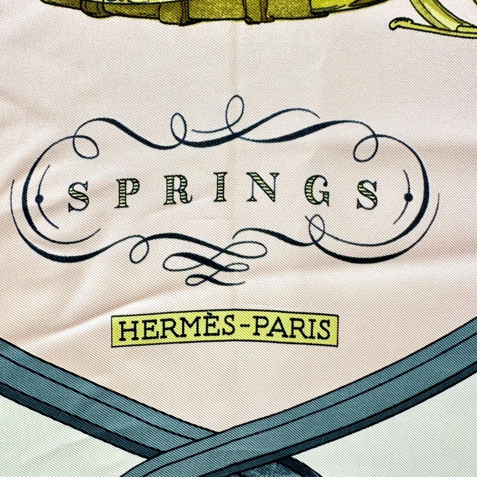 Hermès エルメス カレ90 SPRINGS スプリングス スカーフ レディース