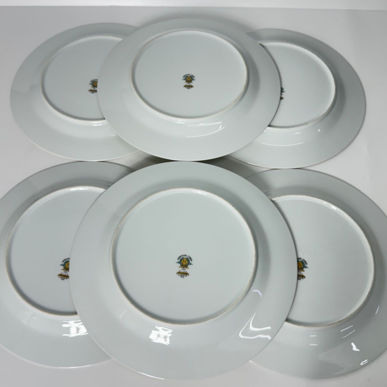 ノリタケ　リッチモンド6124　金縁プレート＆ボウル12枚セット Noritake China 6124 Richmond Gold Rim Dinner Set, 51 Pieces