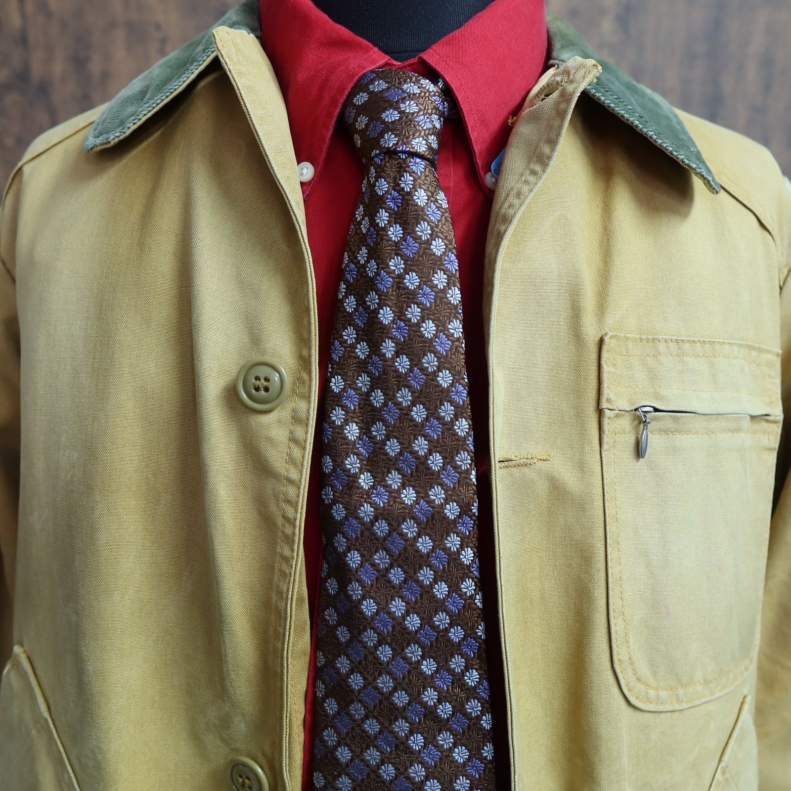 Vintage☆Salvatore Ferragamo サルヴァトーレ フェラガモ Neck Tie ネクタイ イタリア製 総柄 シルク 古着屋0413  残り16枚クーポン メルカリ