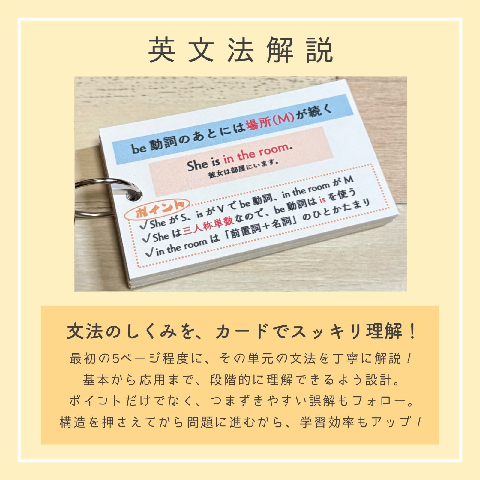 中1フルパッケージ】単元別英文法カード 中学生 テスト 復習 予習 学習