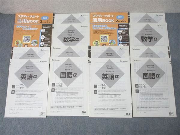 ベネッセ スタディーサポート 2年生 第1|2回 学力リサーチ 英語α|数学α|国語α 029S0D