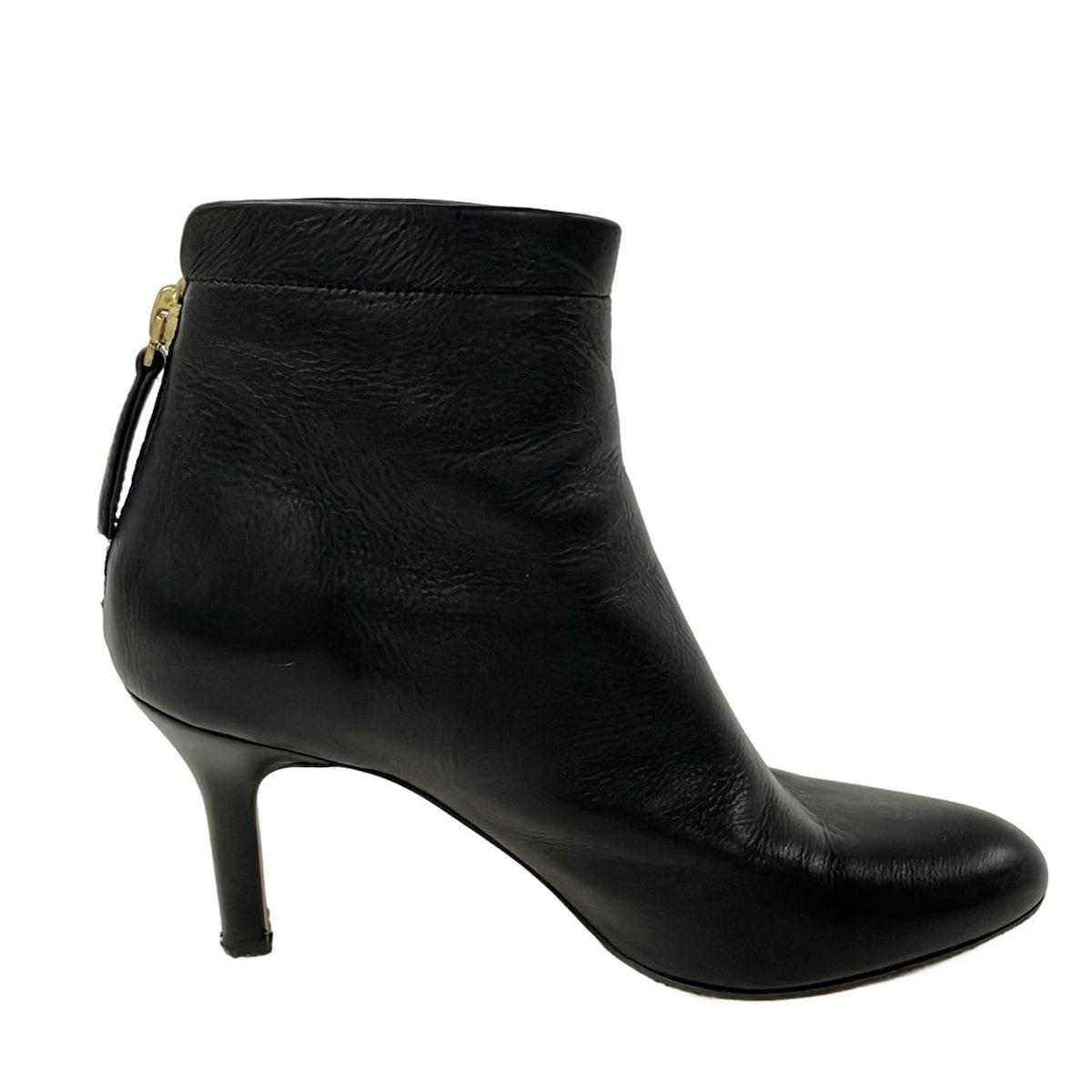 PELLICO ペリーコ ショートブーツ 37 レディース - 黒 アウトソール張替済 レザー