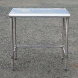 2 業務用 ステンレス 作業台 W80 D60 H80cm 厨房 3方枠 ビールサーバー台 隙間