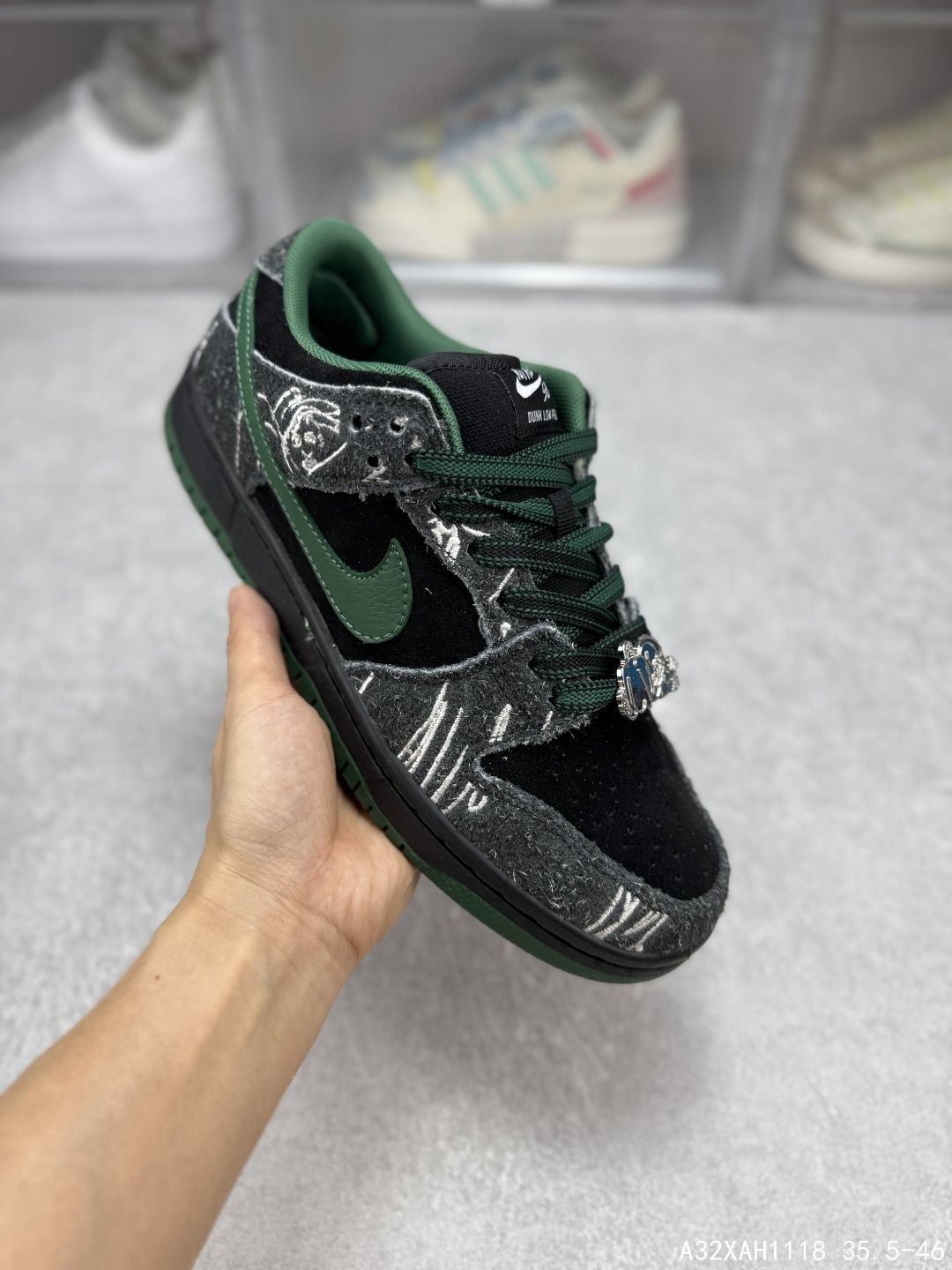 スケートボード NIKESB sf ゼアスケートボード × ナイキ SB ダンク ロー プロ アンスラ