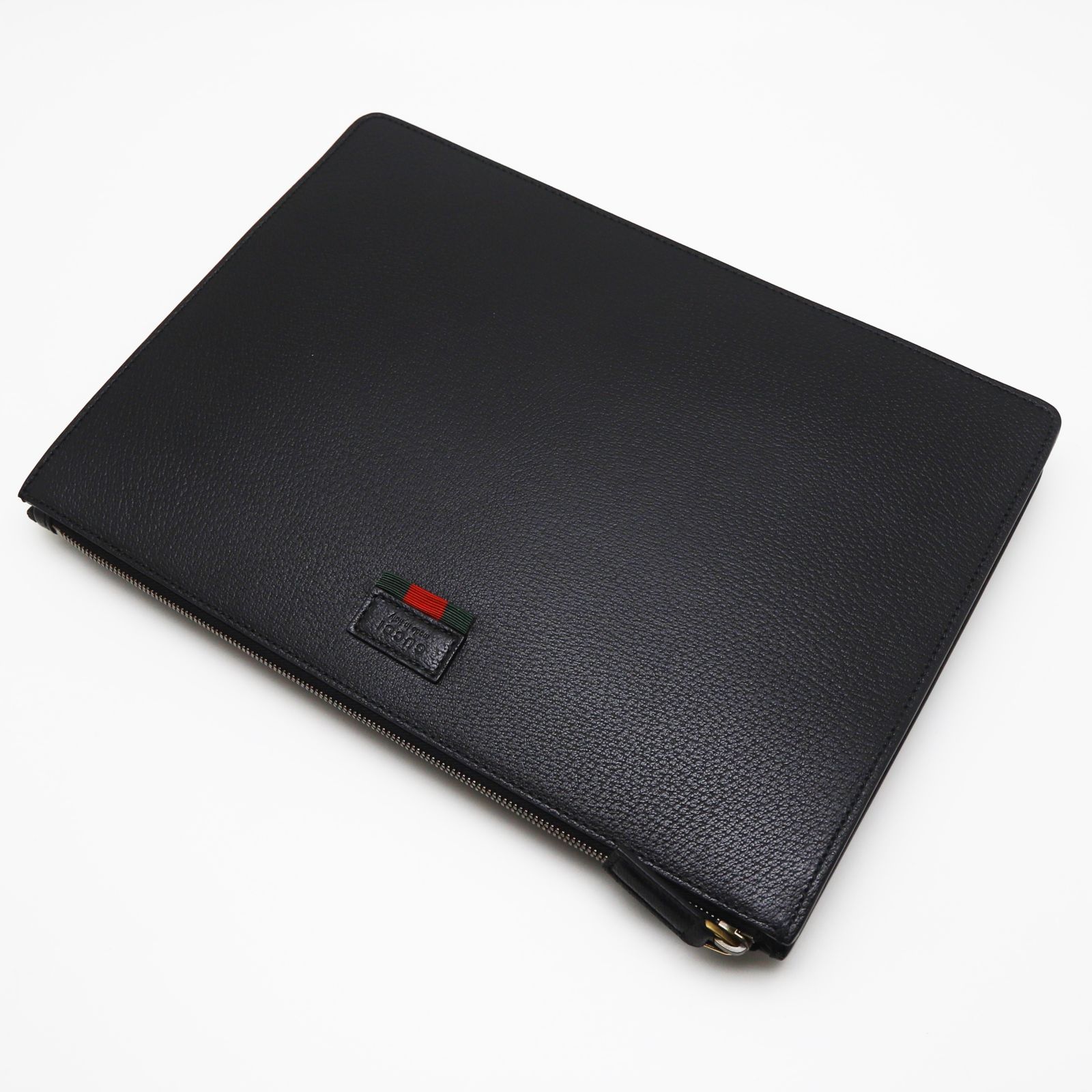 グッチ クラッチバッグ ブラック レザー セカンドバッグ ショルダー