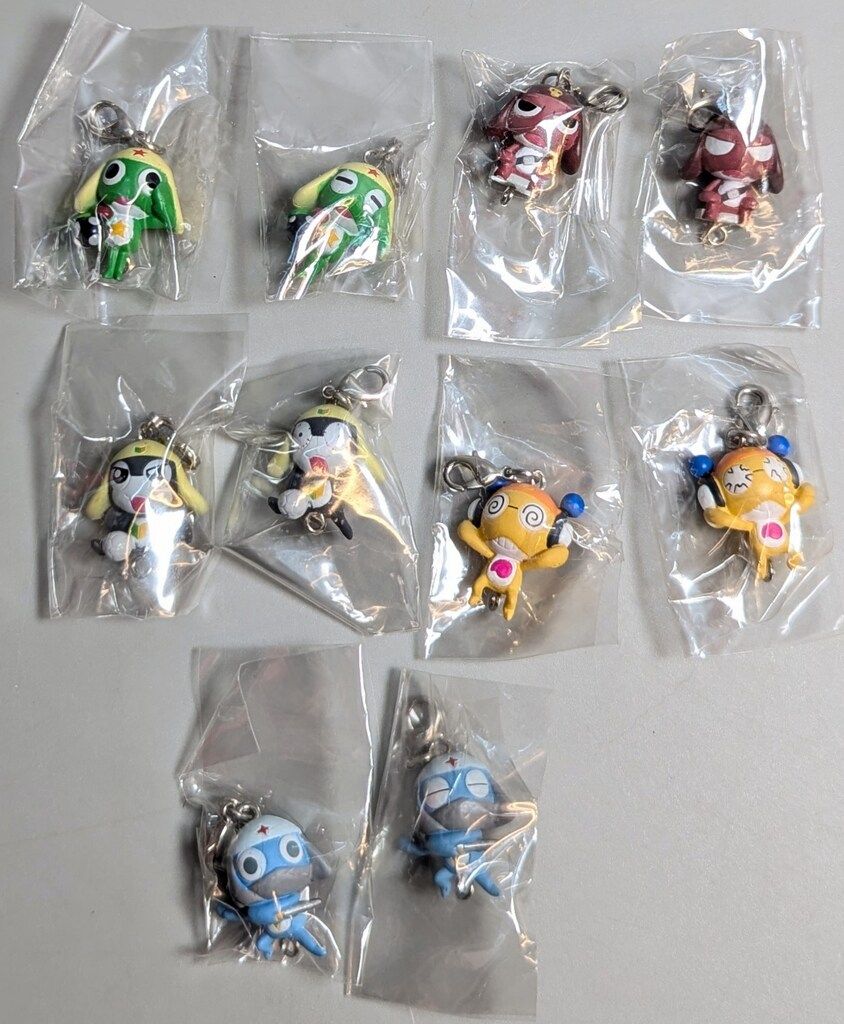 ファスナーマスコットケロロ小隊全員集合でありますMk-II（ま～くつー