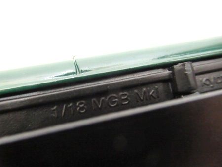 ミニカー 京商 エムジービーマークワン MGB Mk1 グリーン 1/18 中国製