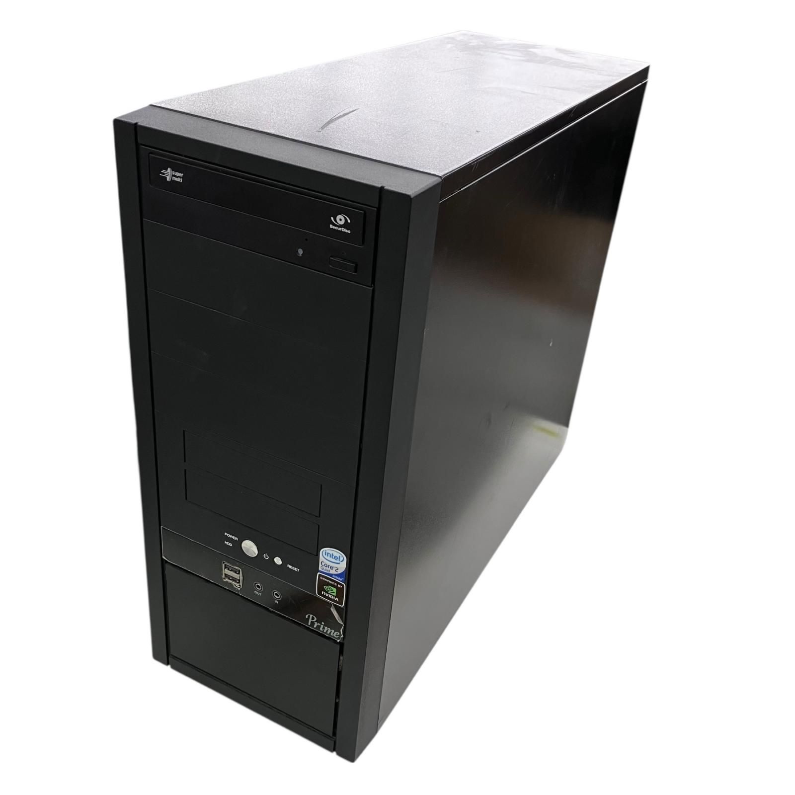 186000 現状品 DOS PARA ドスパラ Prime プライム intel Core2 Quad inside ブラック