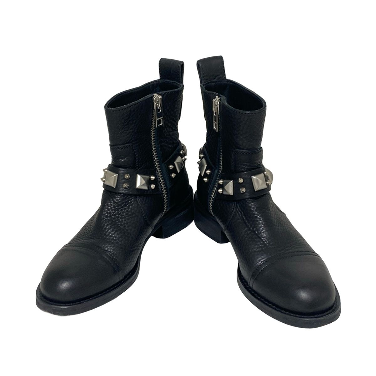 Zadig-Voltaire ザディグエヴォルテール ショートブーツ 37 レディース - 黒 スタッズ レザー