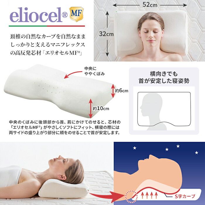 マニフレックス 枕 バイオシェイプピロー レギュラータイプ 【正規店/3