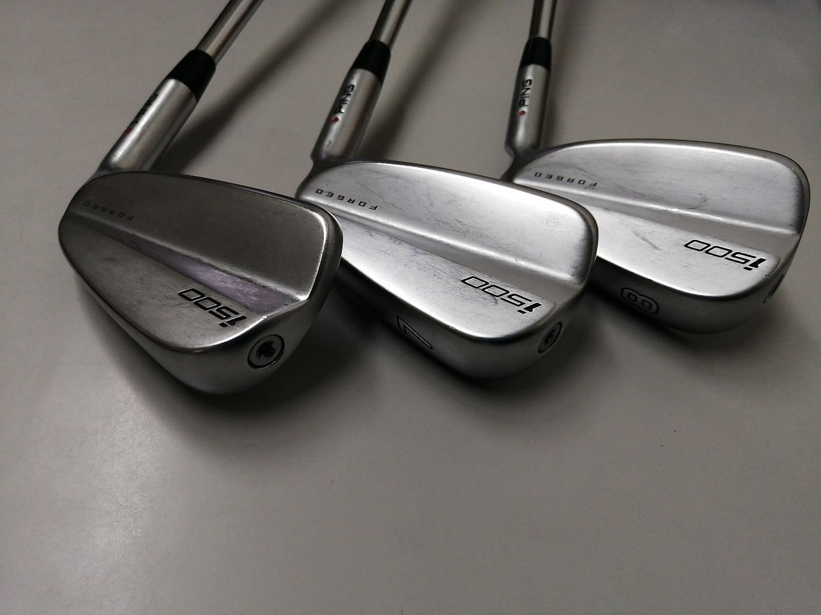 ライ角 レッド オレンジ PING ピン i 500 5本 6～W ダイナミックゴールド120 X 100 シャフト