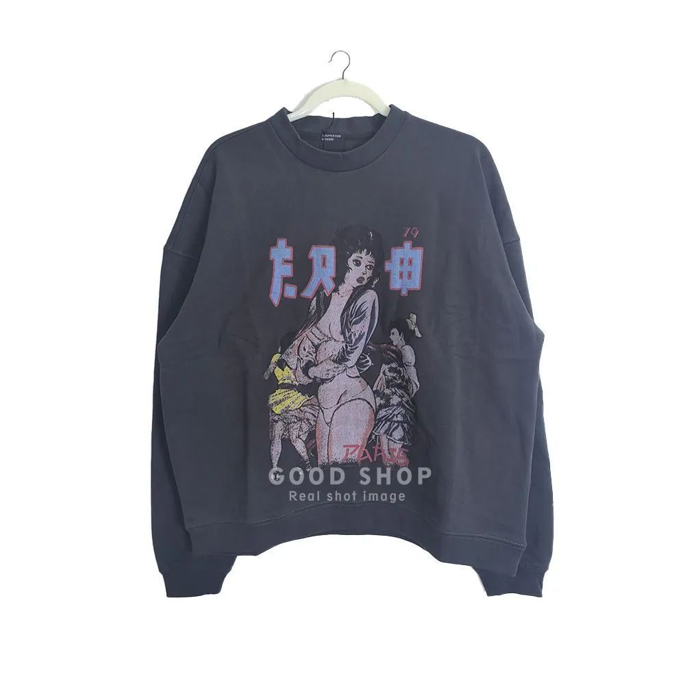 ERD BAD SCHOOL GIRL COTTON SWEATSHIRT　M ERD Bad School Girl Crewneck スウェット