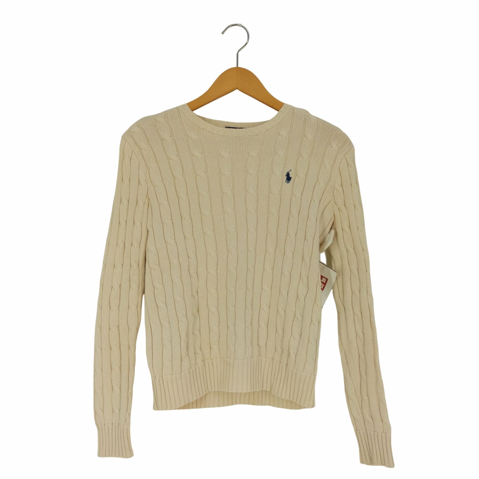 み*ー様 ポロラルフローレン ケーブルニット コットン キャメル ポニー刺繍 現 ポロラルフローレン POLO RALPH LAUREN ポニー刺繍 コットンケーブル