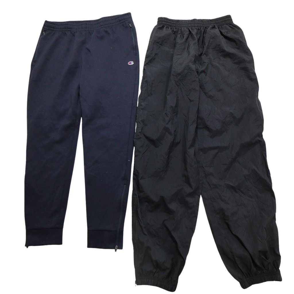 古着卸 チャンピオン パンツ MIX 8枚セット メンズ L スウェット サイドジップ ジョガーパンツ 古着 NC0896