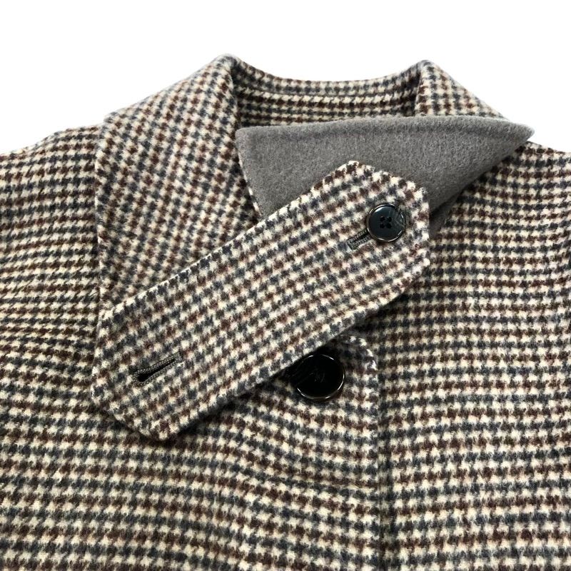 1er Arrondissement チェック ロングコート 1er Arrondissement（プルミエアロンディスモン）の「チェック