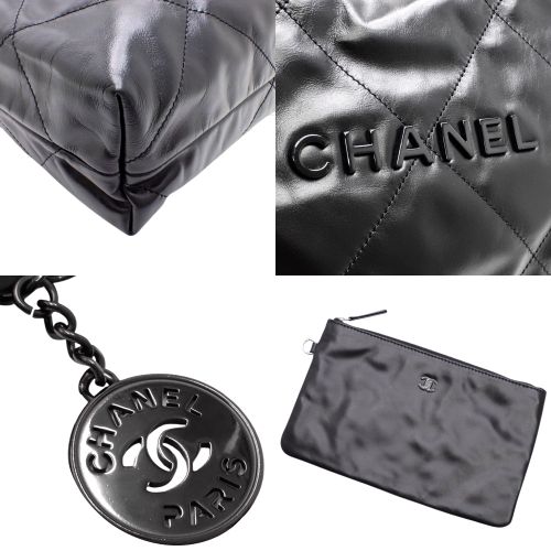 CHANEL(シャネル) シャネル 22 スモールハンドバッグ ショルダーバッグ トートバッグ 肩掛け カーフ ブラック黒 ブラック金具 シルバー金具  AS3260 レディース 40803001460【中古】【アラモード】 - メルカリ