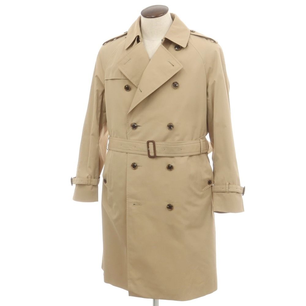 ダックス DAKS ポリエステルコットン トレンチコート ベージュ サイズ6 メンズ