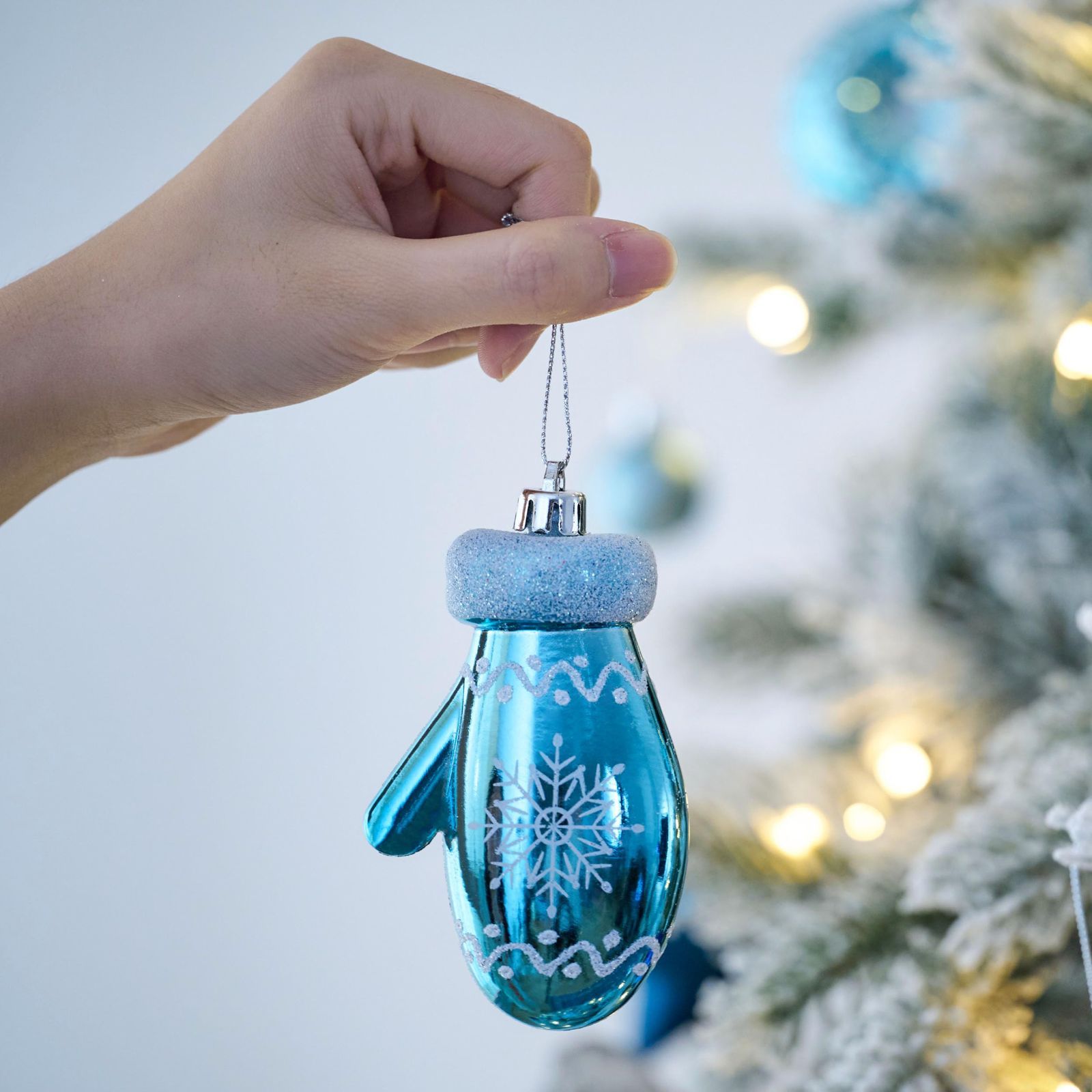 水色 オーナメントツリー クリスマスツリー オーナメントセット