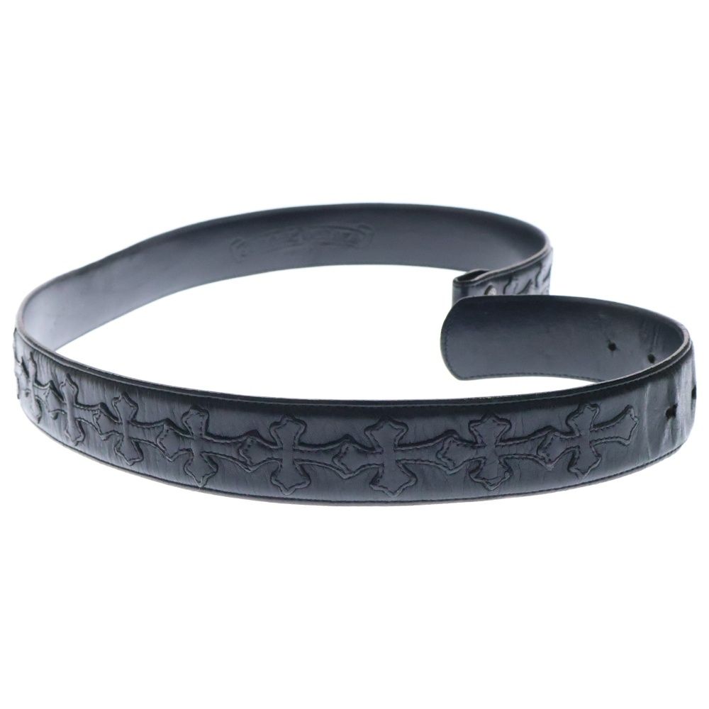 クロムハーツ 1CEMETERYセメタリークロスパッチ レザーベルト 32 クロムハーツ CHROME HEARTS ベルト セメタリークロスバックル