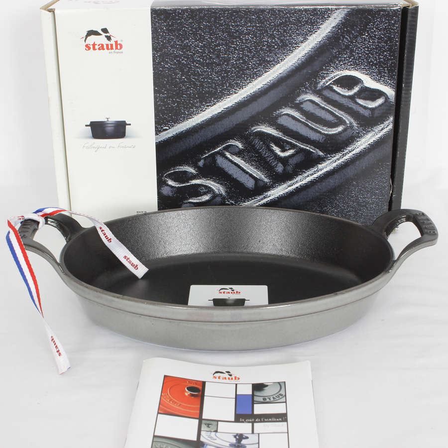 新品 staub グレー 24cm 24cm ストウブ鍋 STAUB LA COCOTTE グレー