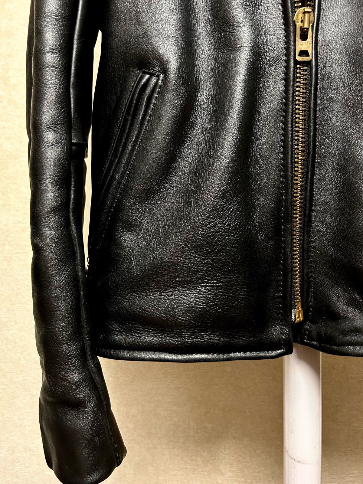 [USA製/ヴィンテージ]VANSON シングルライダース 36 TALON 黒 USA製/ヴィンテージ]VANSON シングルライダース 36 TALON 黒