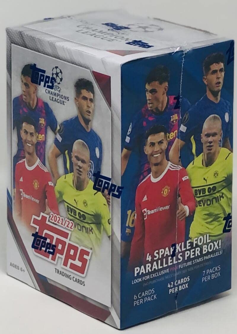 2021-22 Topps UEFA Champions League Collection Soccer Card Blaster Box トップス チャンピオンズ リーグ コレクション サッカー カード ブラスターボックス 