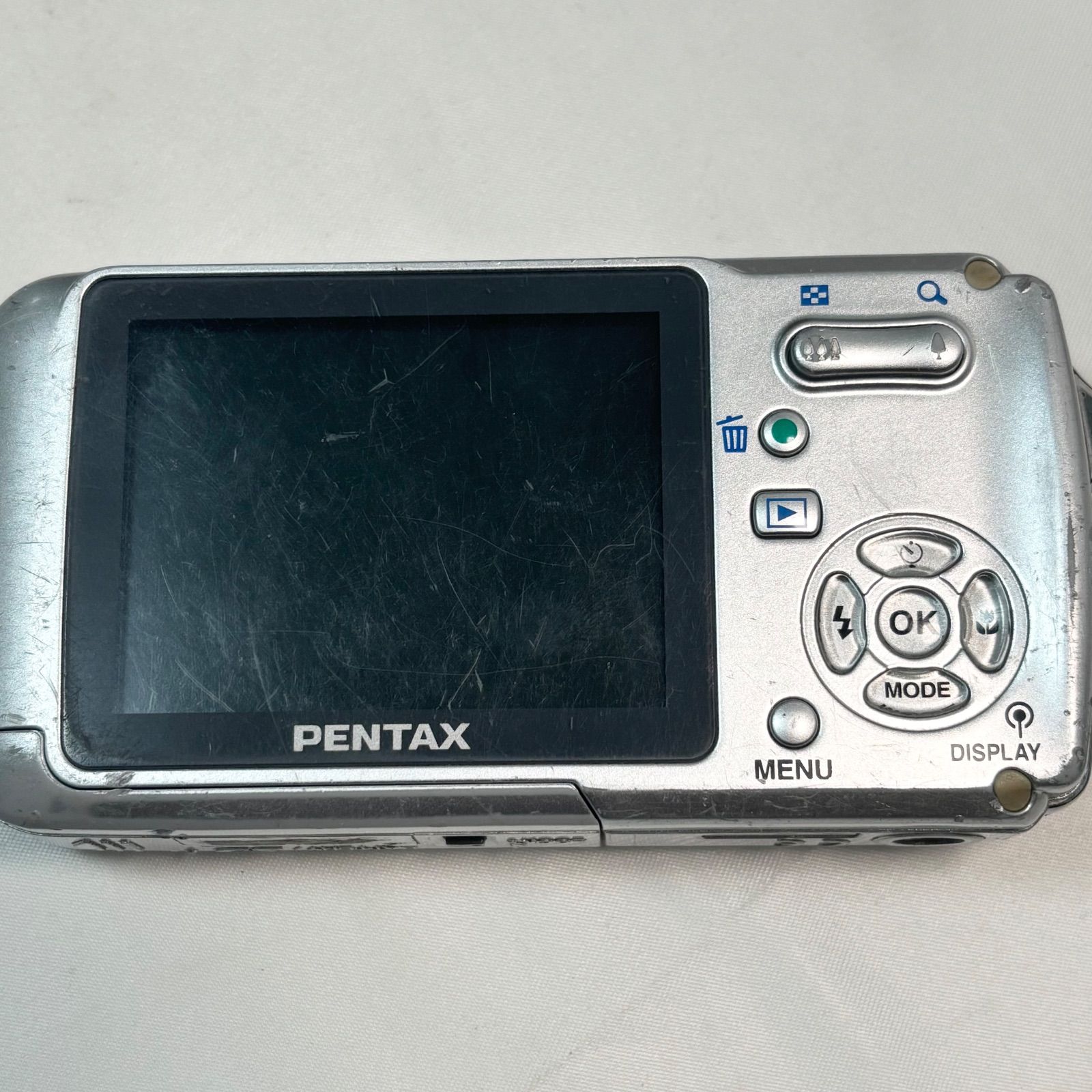 送料無料】PENTAX/ペンタックス/Optio W20/シルバー/コンパクト