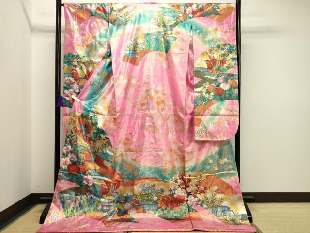 引き振袖　お引きずり　日本舞踊　芸妓　芸者　結婚式　鳳凰 引き振袖 お引きずり 日本舞踊 芸妓 芸者 結婚式 鳳凰