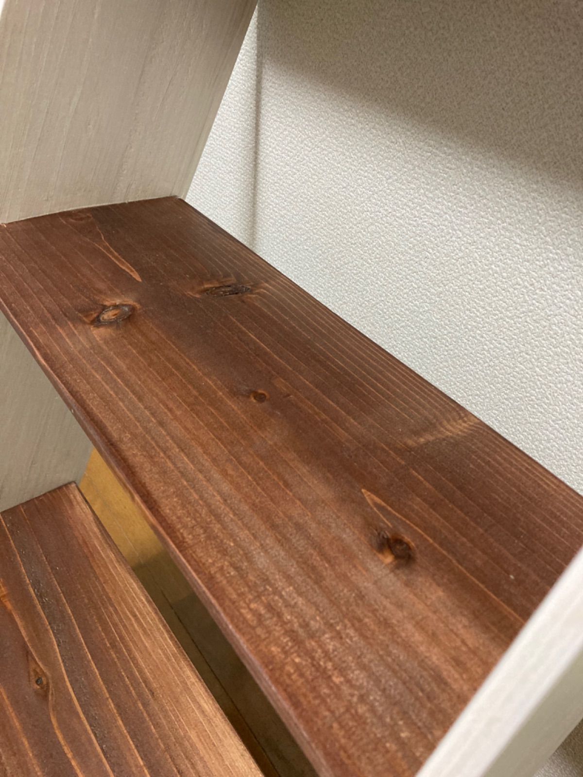 STAIRS SHELF 】ステアーズシェルフ 棚 杉材 アンティーク - お役立ち