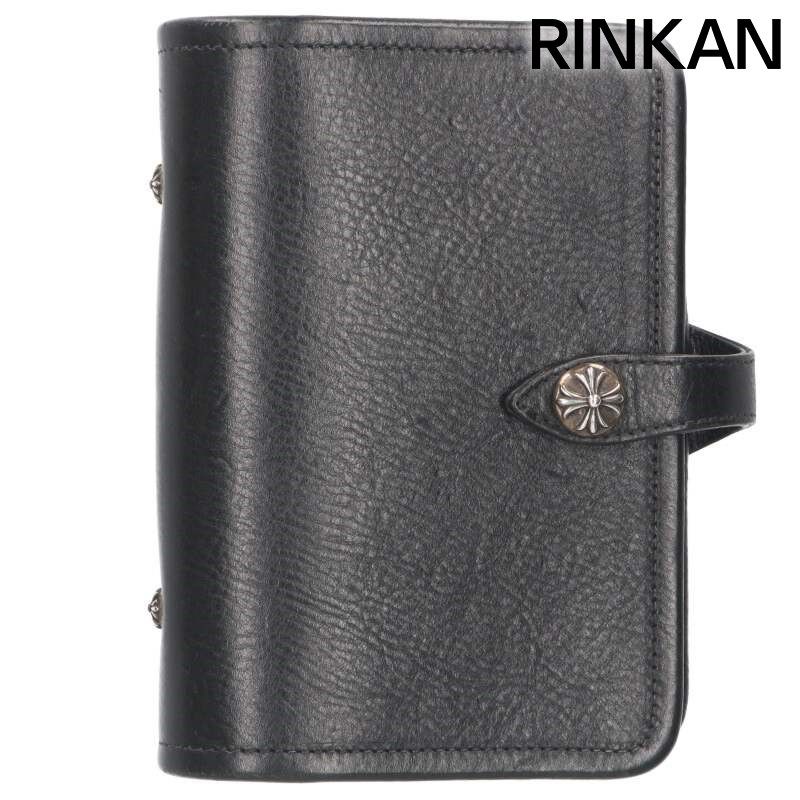 クロムハーツ AGENDA PLAIN|アジェンダ クロスボールボタン手帳カバー メンズ