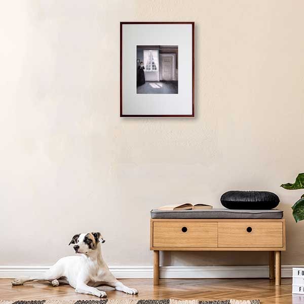 ヴィルヘルム ・ハマスホイ「室内、ストランドゲード通り30